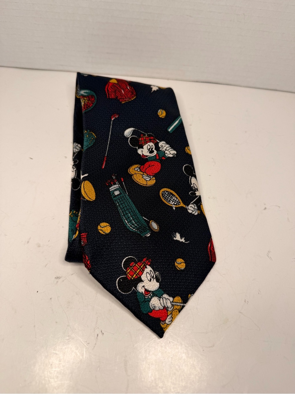Mickey Unlimited Disney Silk Necktie Mickey Mouse Golf
Baseball Tennis Sports